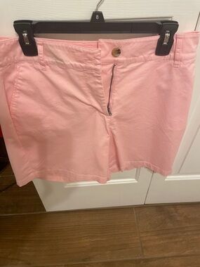 Kim Rogers Light Pink Cotton Jean Shorts